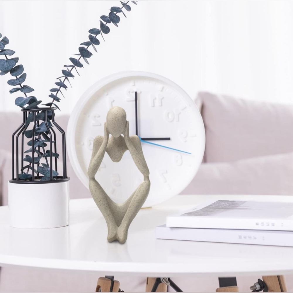 Resin Thinker Style Abstract Sculpture Statue